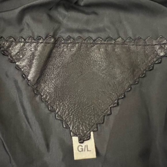Vintage Soft Leather Jacket- Sz. Lg - Picture 2 of 15
